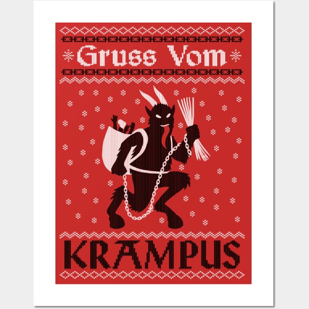 Grus Vom Krampus Wall Art by jozvoz